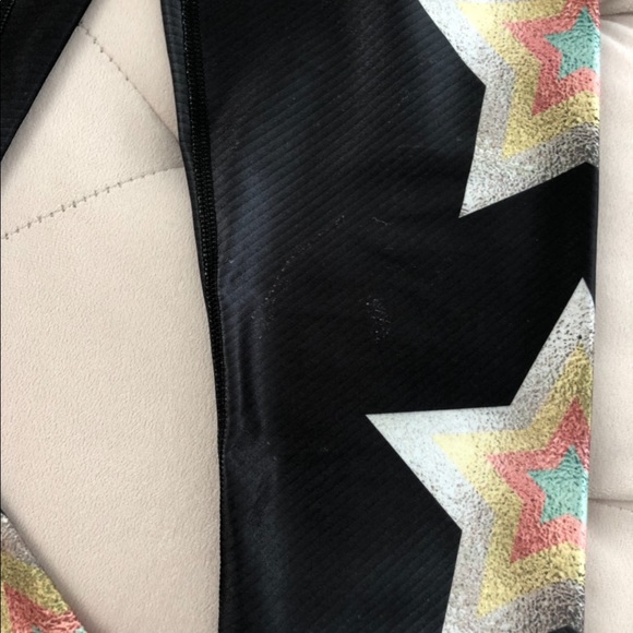 Terez metallic stars leggings xs - Picture 4 of 10